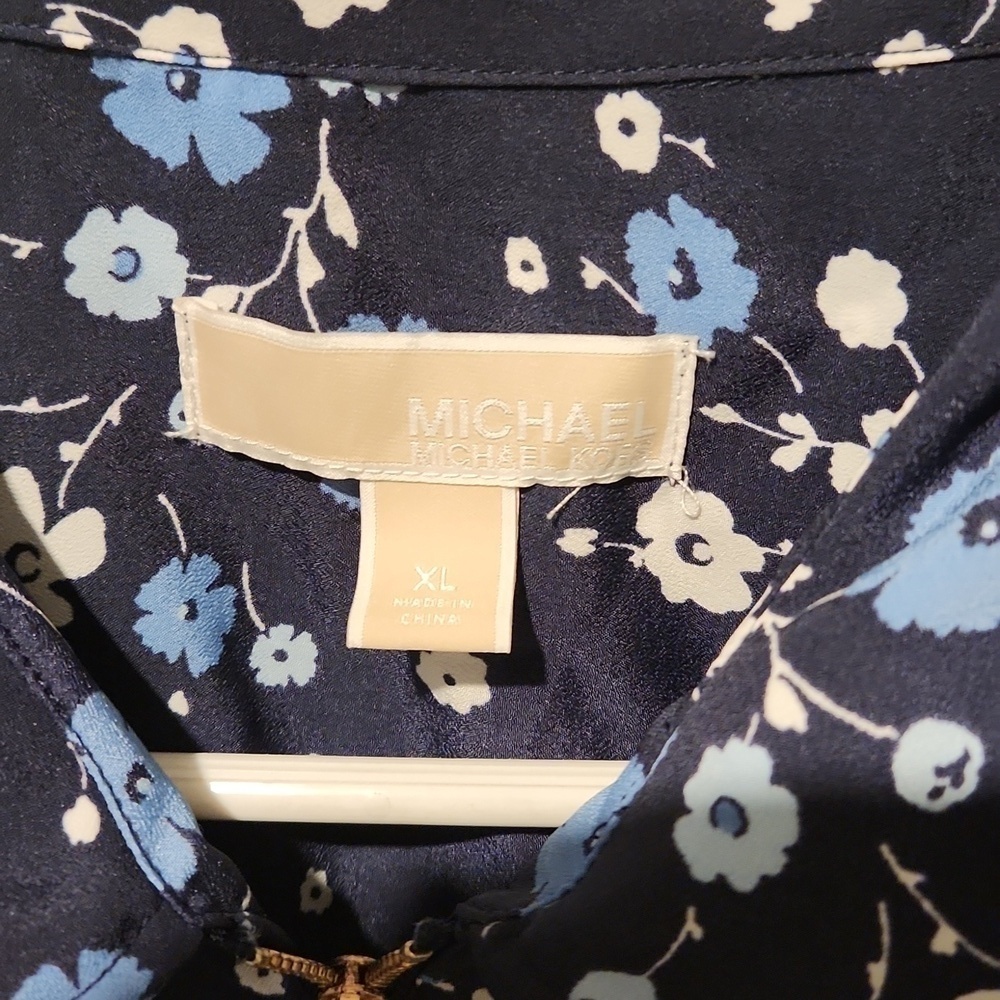 Michael Kors Blouse Flower Print - Picture 2 of 4